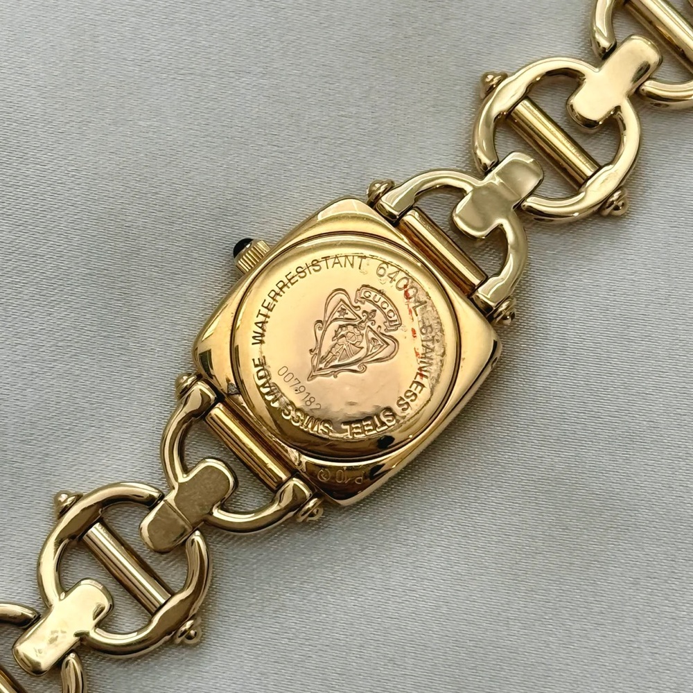 AUTHENTIC VINTAGE GUCCI HORSEBIT GOLD WATCH - Picture 7 of 7